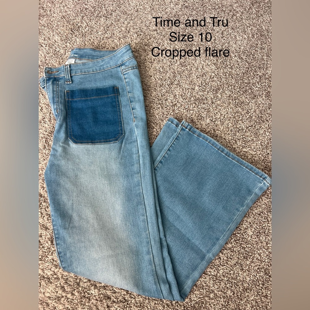 👖 Cropped flare jeans